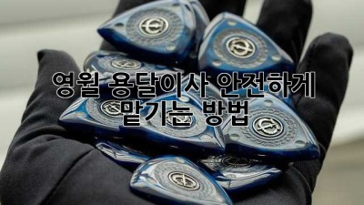 영월 용달이사 안전하게 맡기는 방법!